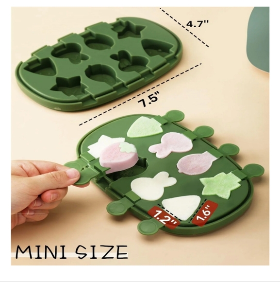 Green Dino Mini Popsicle Molds NWT - Picture 4 of 5